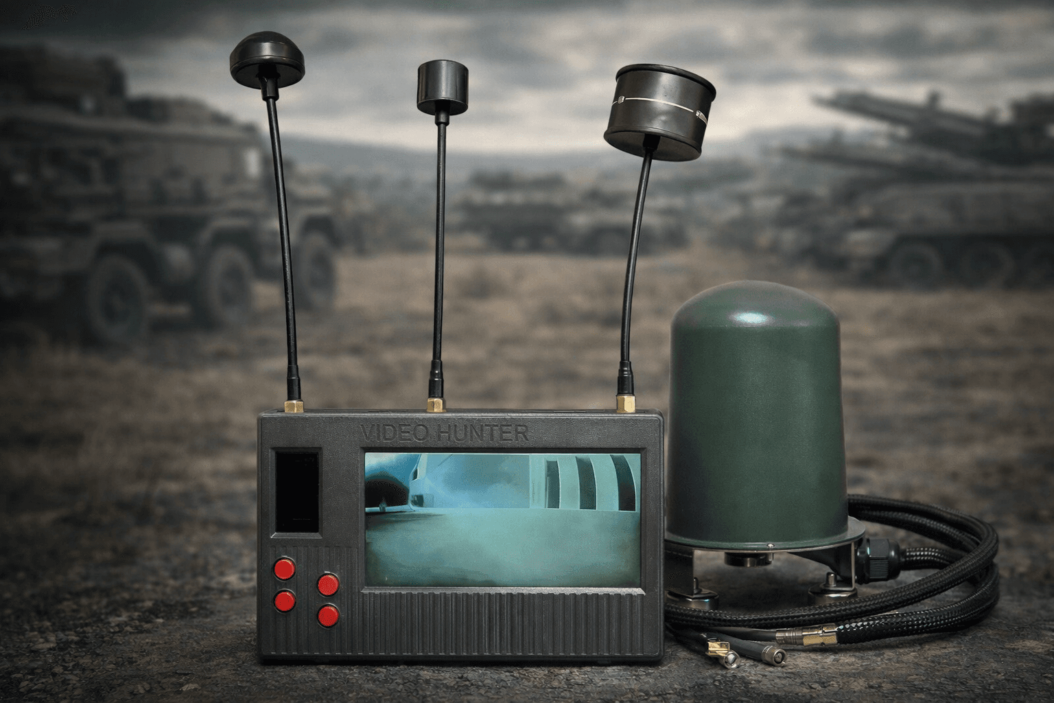 Детектор дронів VIDEO HUNTER-3 з антеною для 241 ОМБр №2